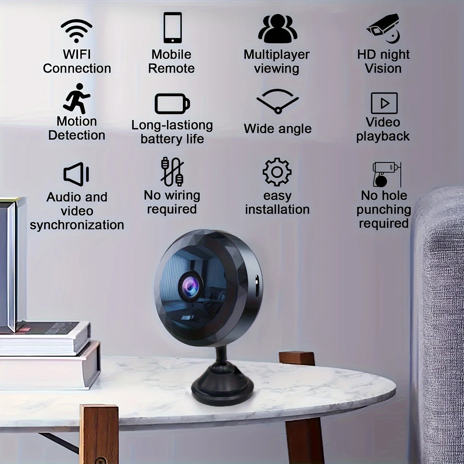 Mini Wireless Security Camera Night Version Camcorder Voice Protection Video Surveillance WiFi HD 1080P