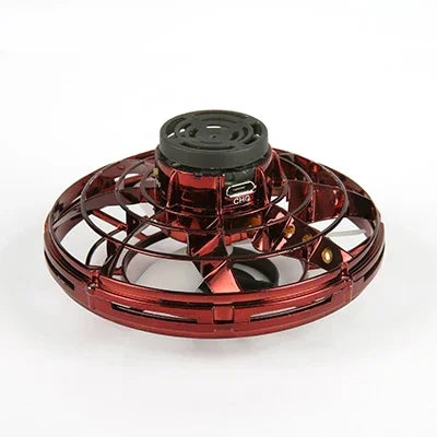 Mini Drone LED UFO à Induction – Vol du Bout des Doigts, Gyroscope Intégré, Jouet Anti-Stress pour Enfants et Adultes