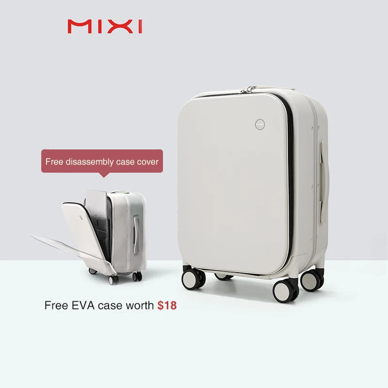 Valise Mixi M9260 – Bagage à main 18'' / 20'' / 24'' avec cadre en aluminium, Design breveté