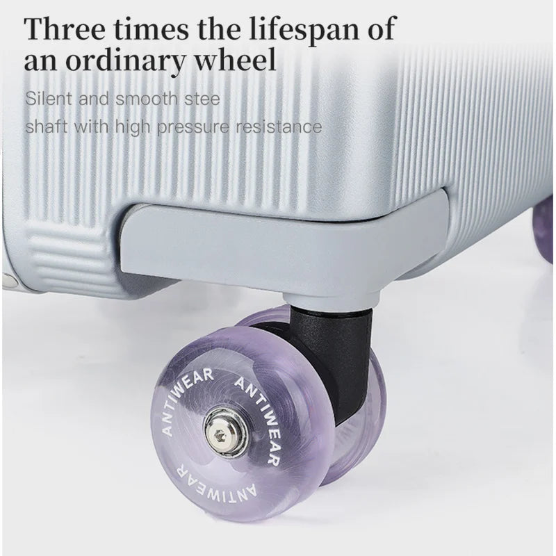 Valise à ouverture frontale SUSHIMU Trade 2025 – nouvelle poignée télescopique, bagage à main pour hommes et femmes, 20 pouces