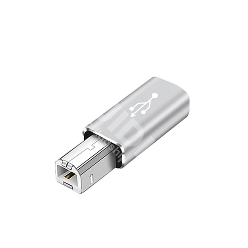 Adaptateur d'imprimante USB 2.0 USB Type C à Type B mâle pour imprimante disque dur Base Machine à fax Scanner USB 2.0 Type C adaptateur d'imprimante