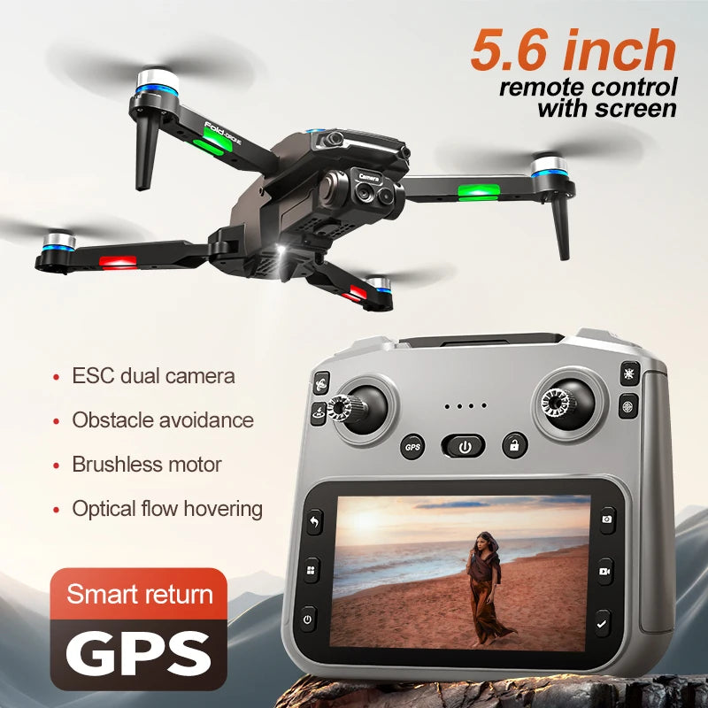 Drone Original RG806 MAX GPS 5G WIFI FPV 8K HD caméra professionnelle UAV évitement d'obstacles sans brosse pliant quadrirotor drone jouets