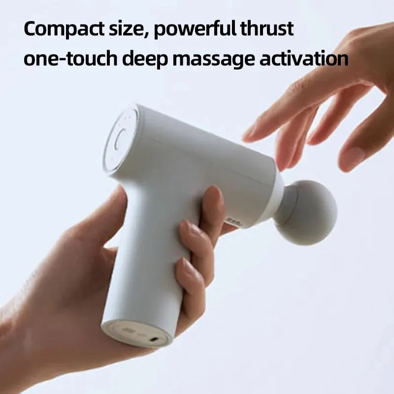 Pistolet de massage Xiaomi-Mijia Mini, poussée 12 Kg, équipement intelligent à mémoire, portable, poids 350 g, Vitesse 2500 tr/min, Modèle MJJMQ03YM,