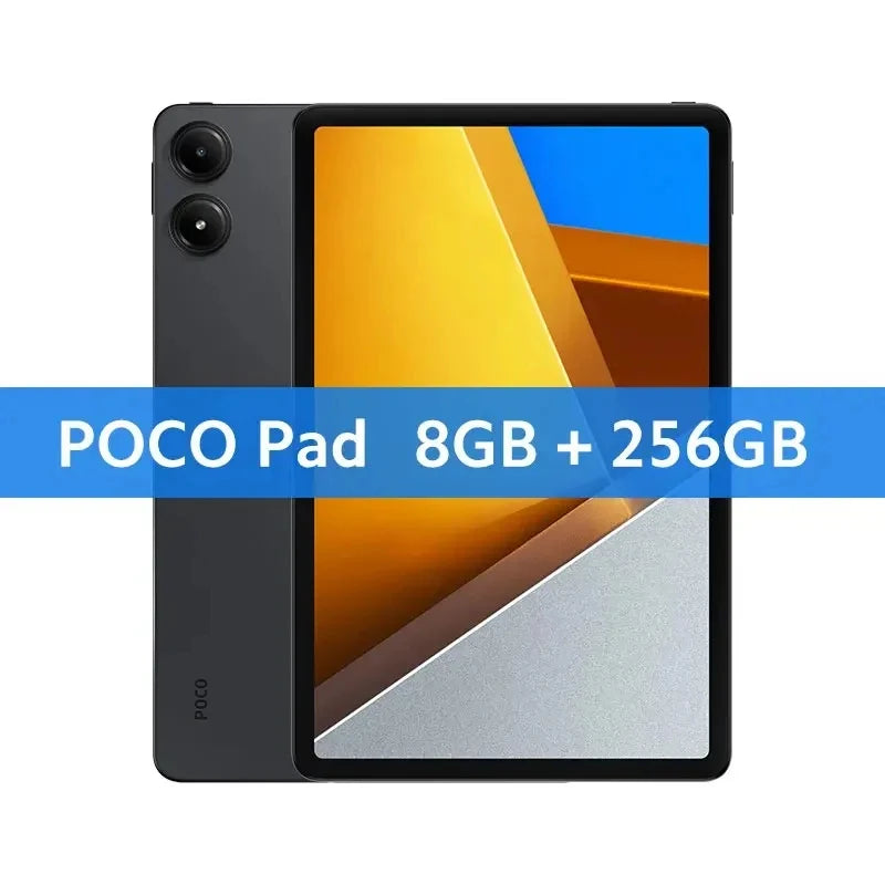 POCO Pad Version mondiale 12.1 ''120Hz 2.5K affichage Snapdragon 7s Gen 2 processeur Octa core 33W 10000mAh batterie Quad haut-parleurs