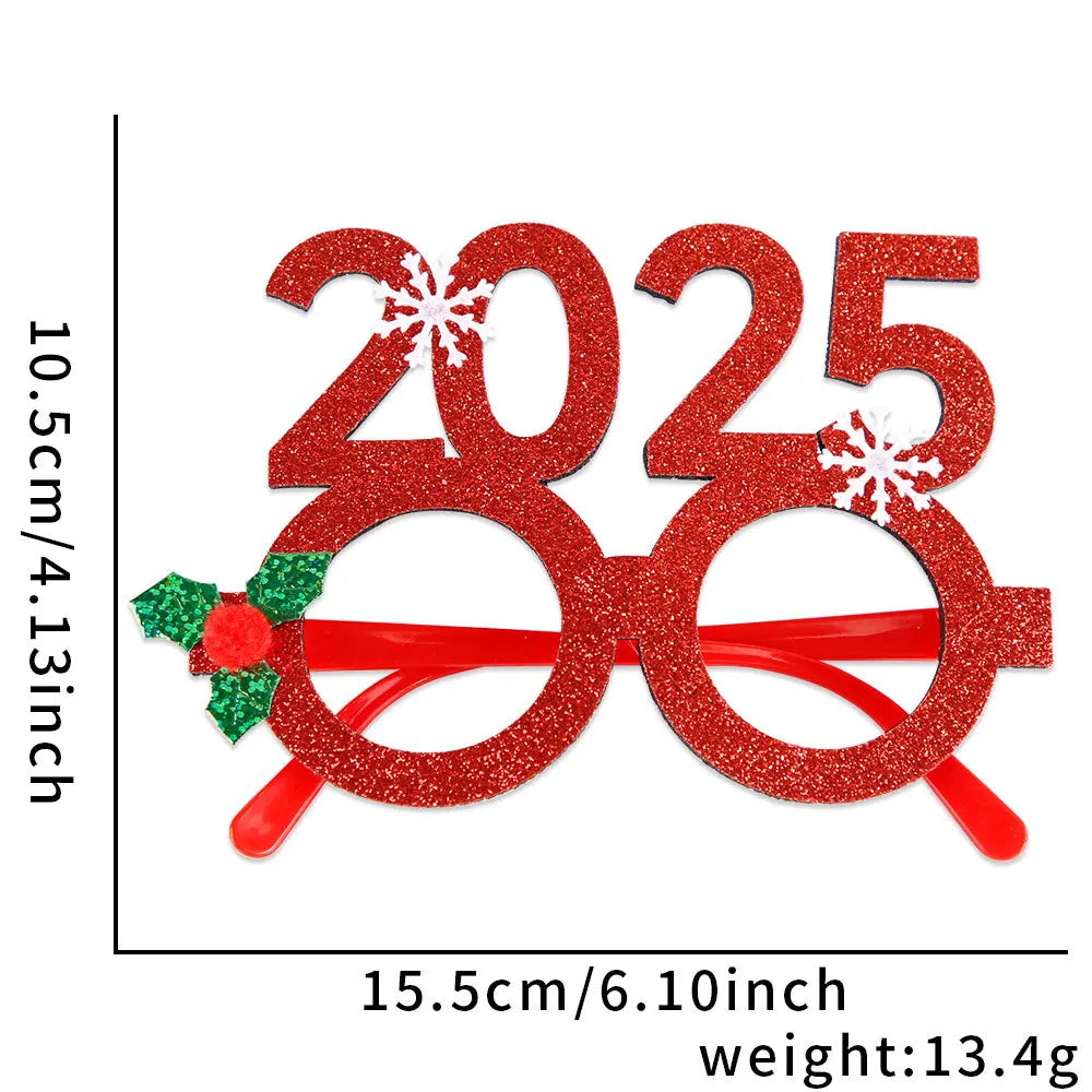 Lunettes de Noël Fantaisie – Montures Père Noël, Bonhomme de Neige & Bois | Crazy Party