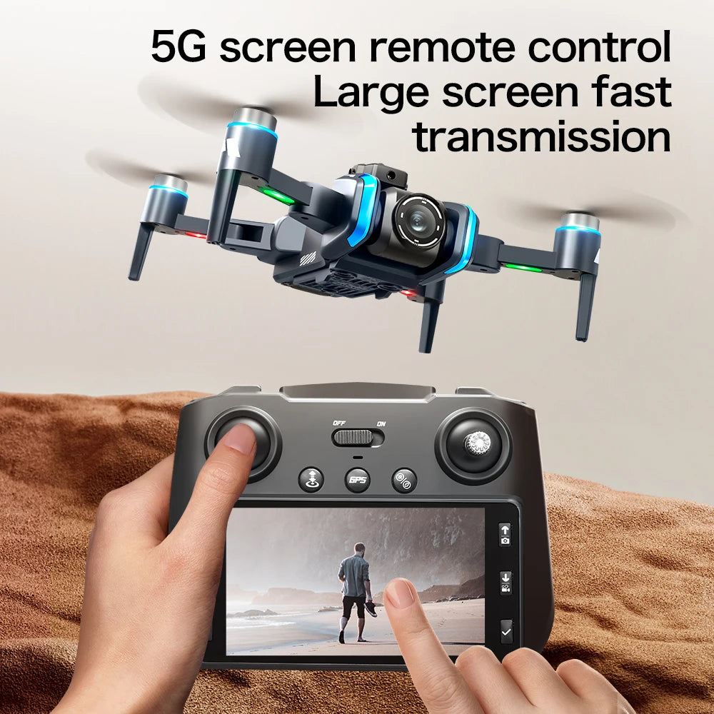 Drone Xiaomi Mijia XT808 8K Professionnel avec Écran, Caméra Double HD 5G, Flux Optique, GPS, Moteur Sans Balais, Pliable, Quadrirotor RC
