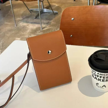 Petit Sac à Bandoulière Personnalisé en Cuir de Palmier – Sac de Téléphone pour Femme