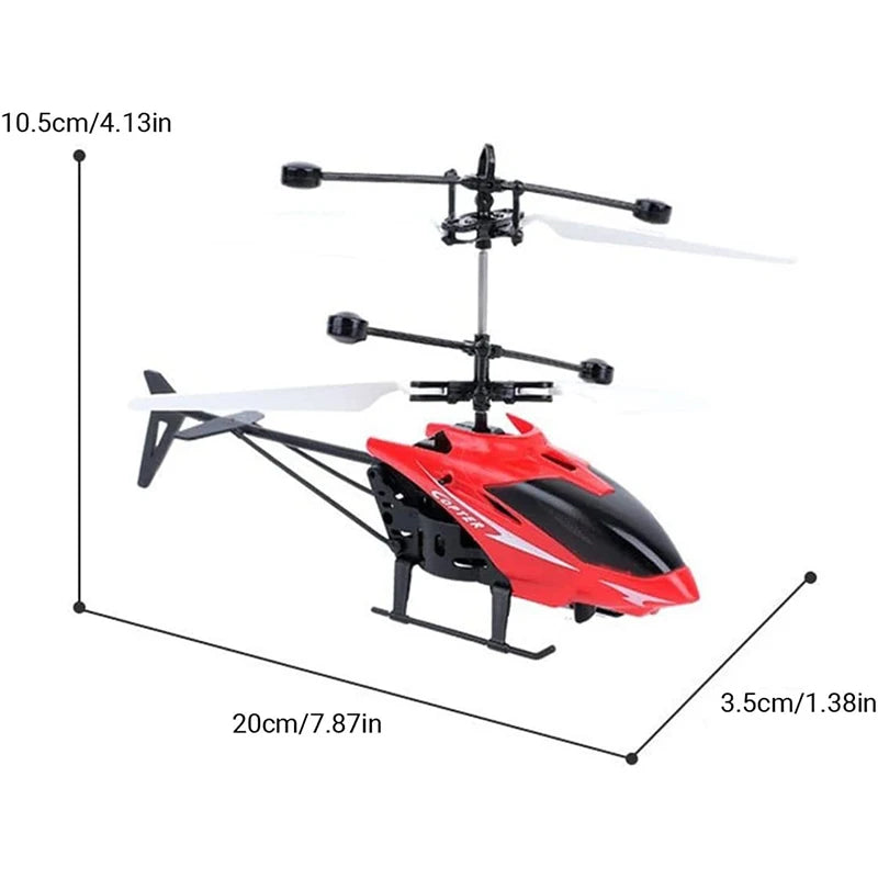 Drop-resistant Induction Helicopter, Rechargeable RC Drone Toy, Gesture Control Method