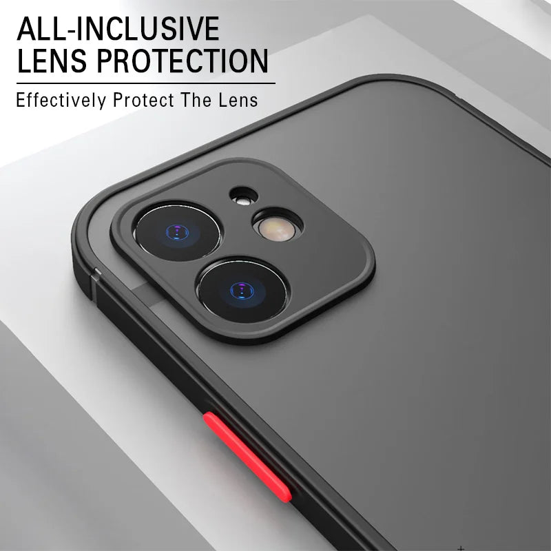 Coque antichoc en Silicone souple, rigide transparent pour iPhone Mini X XR XS 7 8 Plus