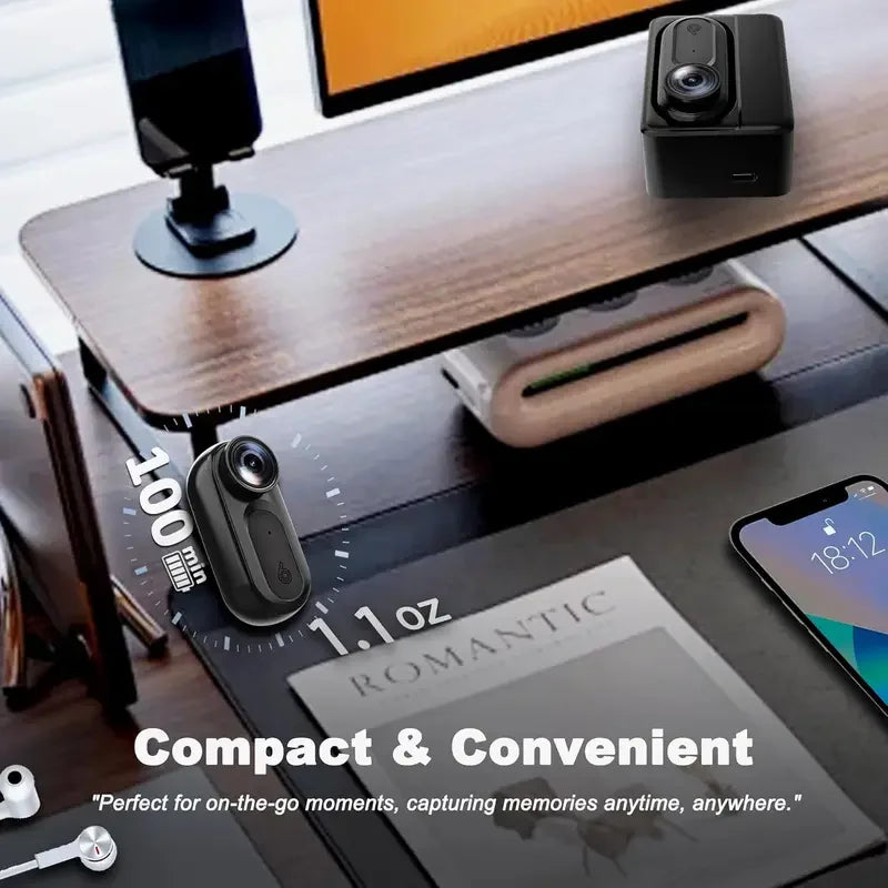 Mini caméra sport étanche VD02 Kaysunlink – 1080P FHD WiFi avec grande autonomie