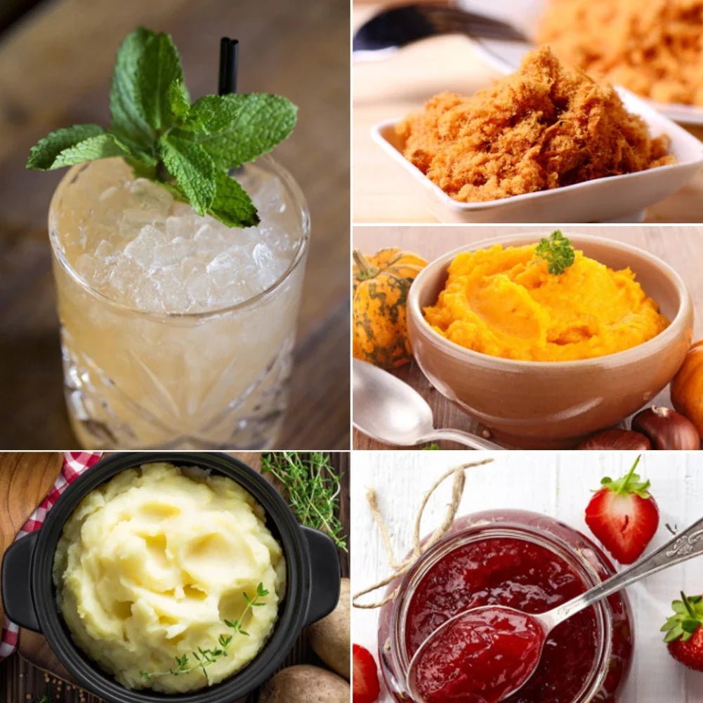 Mixeur électrique, Matériau: acier inoxydable 304, plastique, broyeur d'aliments et légumes,