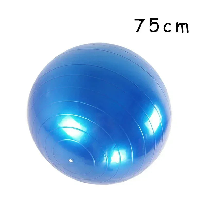 Ballon de yoga gonflable en PVC de 45 à 85 cm, grand ballon d'exercice épais pour la gym, le fitness, le pilates et l'équilibre