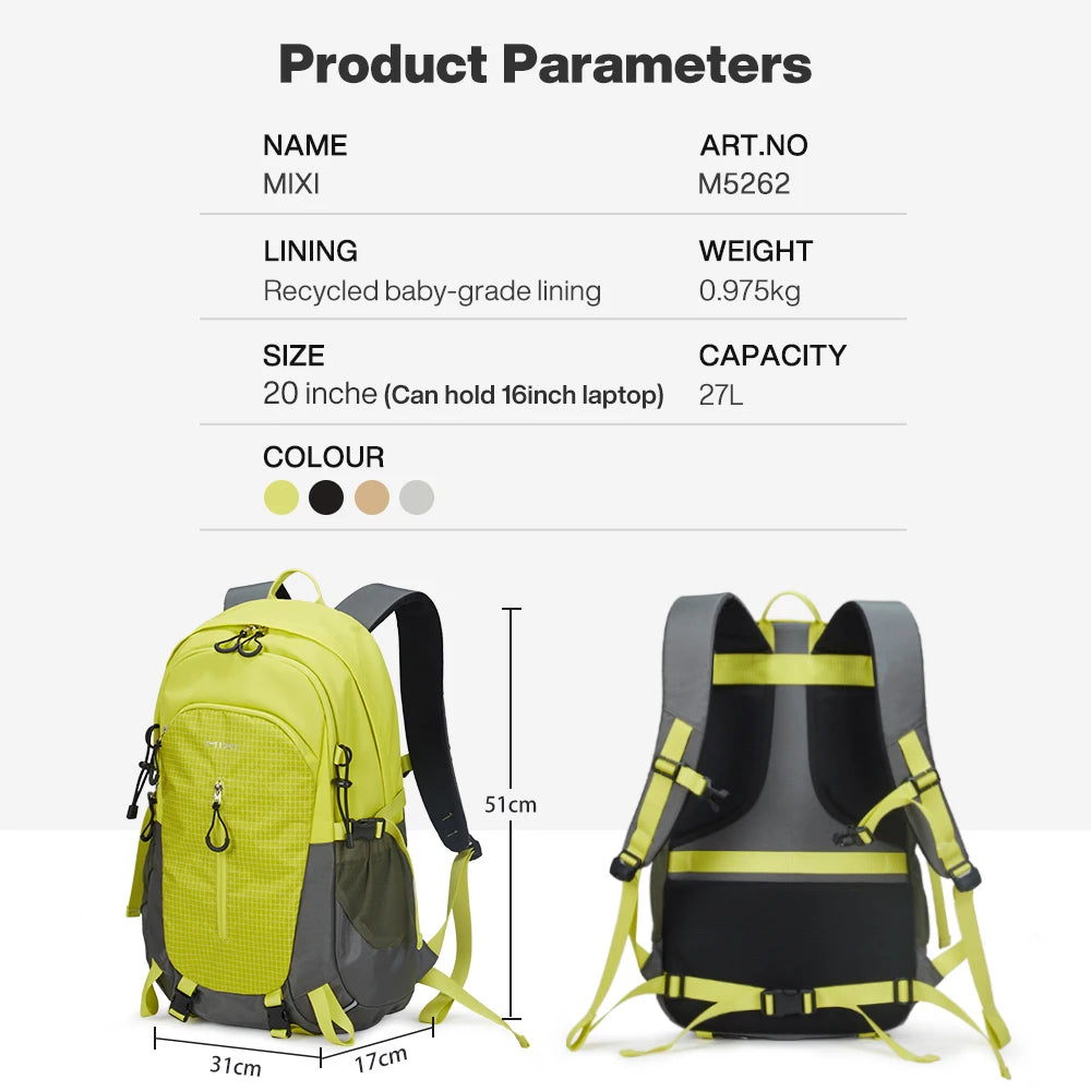 Sac à dos M5prosast – Étanche, grande capacité, randonnée et sports de plein air