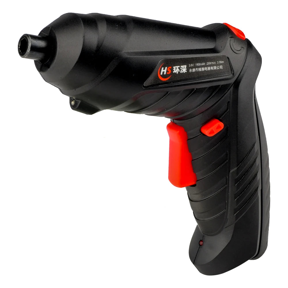 Multifunction Electric Screwdriver, Rechargeable Battery, 90°/180° Foldable Cordless Screwdriver