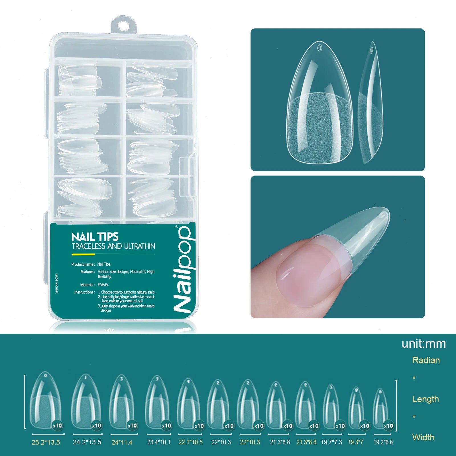 Capsules de Gel Souple 120 pcs, Courte/Moyenne