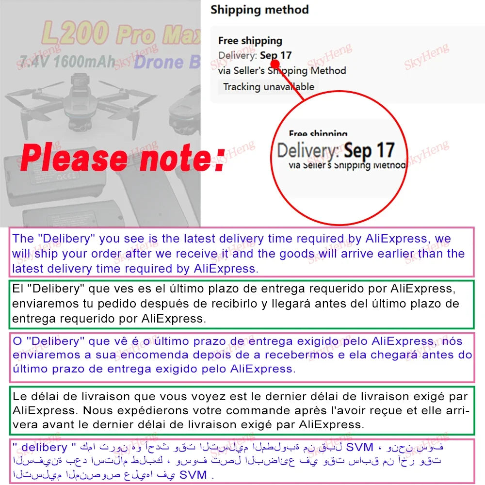 Batterie de Drone V666 3.7V 1000mAh, batterie d'origine pour Drone/RC Quadcopter V666, batterie de rechange, accessoires et pièces