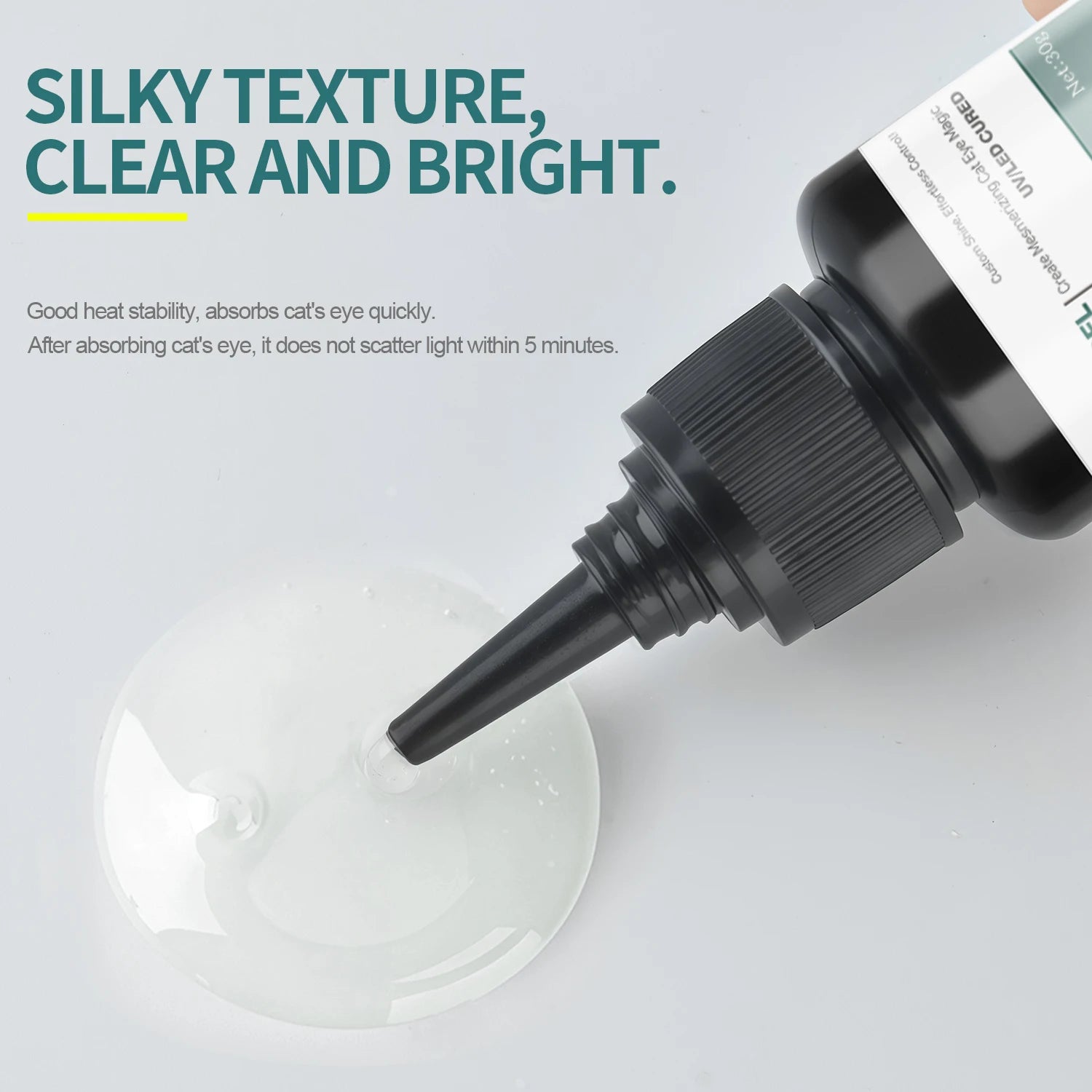 Gel Base Œil de Chat DIY, 30 ml