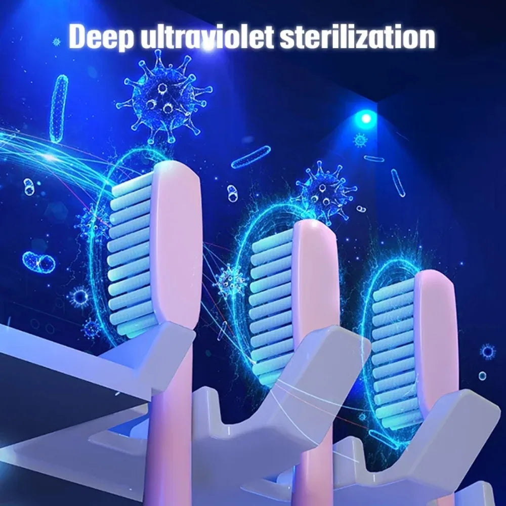 Sterilizer, Rechargeable UV Toothbrush Holder, Wall Mounted Sterilizer, Toothpaste Squeezer, Accessories