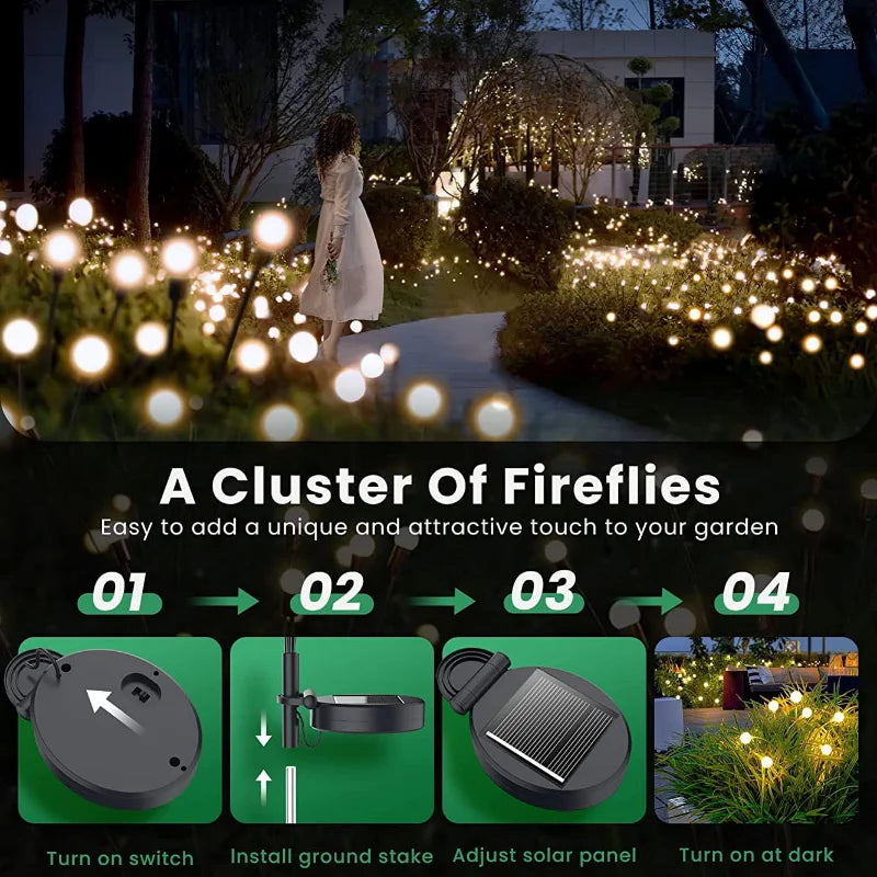 Lumières solaires LED extérieures étanches Paquet de 12 lumières lampe de pelouse lampe de jardin pour chemin paysage décoratif