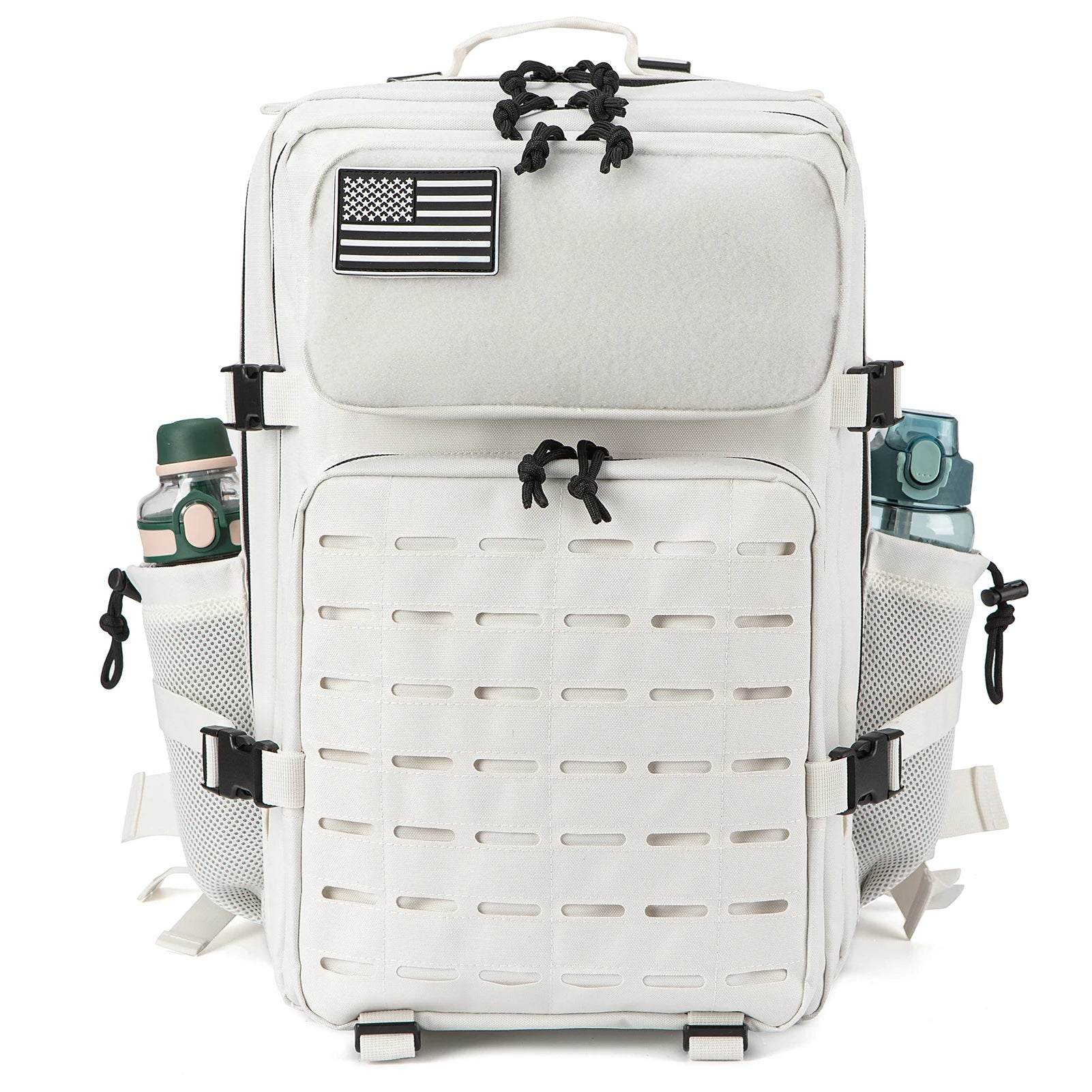 Sac à dos tactique d'extérieur 25L/45L pour hommes et femmes, sac robuste, petit sac à dos d'école, sac à dos de randonnée avec porte-bouteille