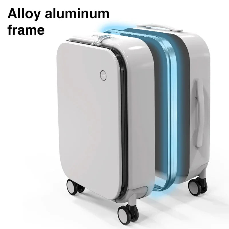 Valise Mixi M9260 – Bagage à main 18'' / 20'' / 24'' avec cadre en aluminium, Design breveté