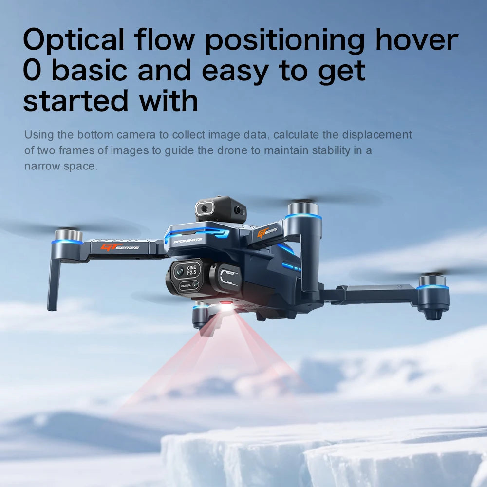 Drone Xiaomi Mijia GT8 Professionnel 8K HD, Trois Caméras 5G WIFI, Pliable, Quatre Axes, Moteur Sans Balais, Flux Optique, Vol Stationnaire, Quadrirotor