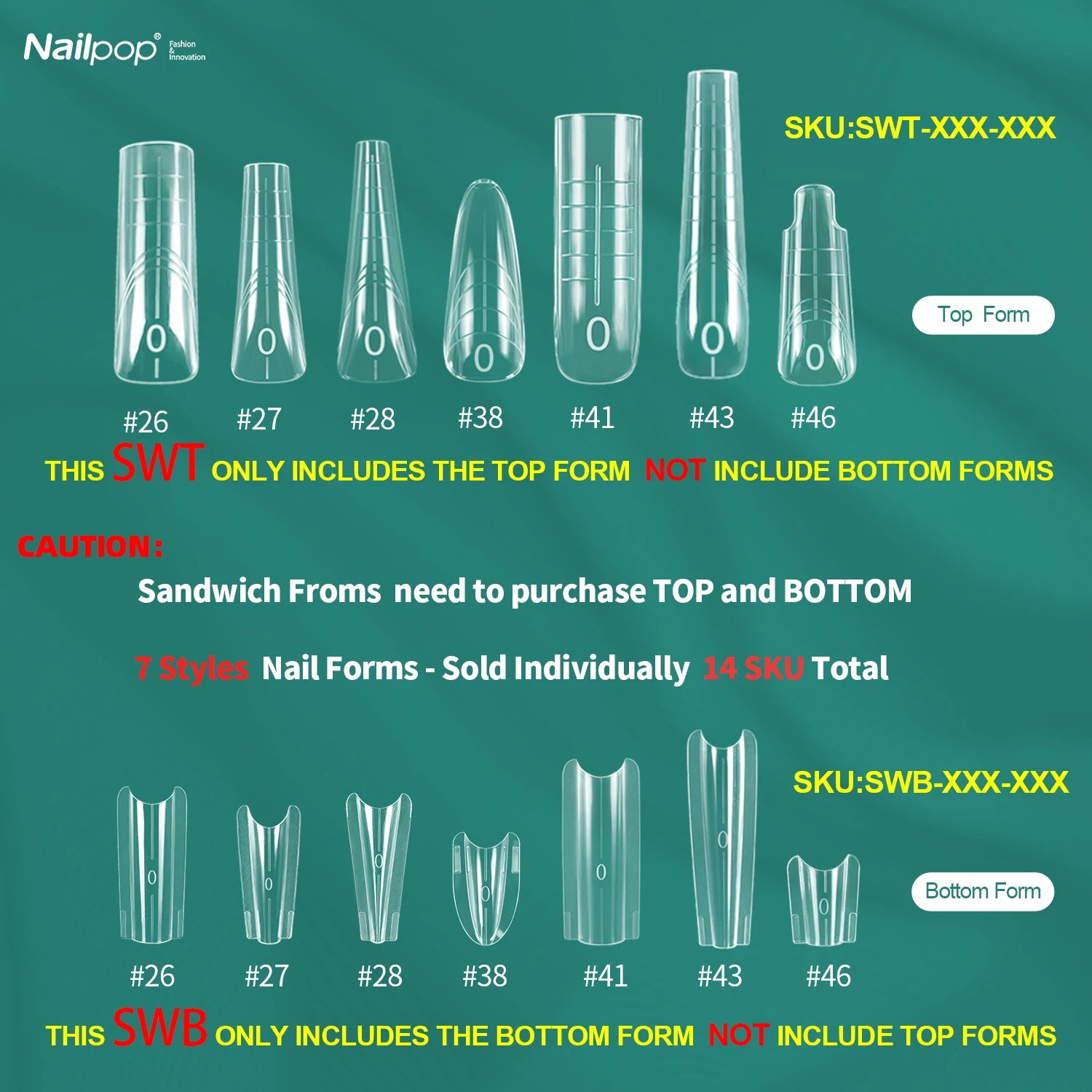 Formes doubles pour ongles, réutilisables, pointes claires, manucure française, Gel/Polygel/Acrylique, 70/140 pièces