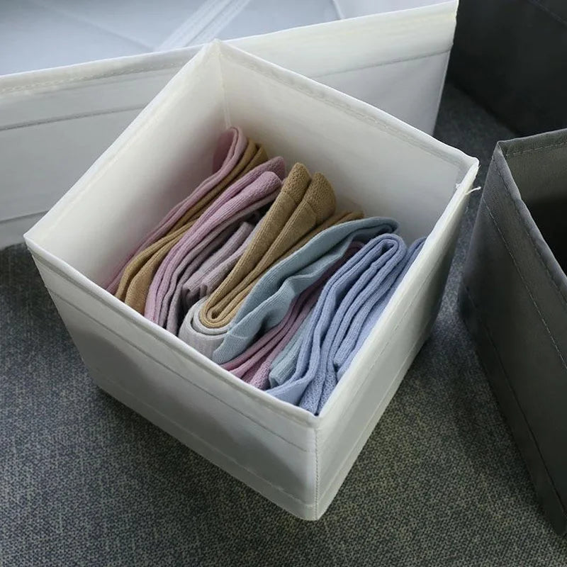 Boîte de rangement pliable pour vêtements, compartiment pour sous-vêtements, jeans, chaussettes, garde-robe, maison, beaucoup