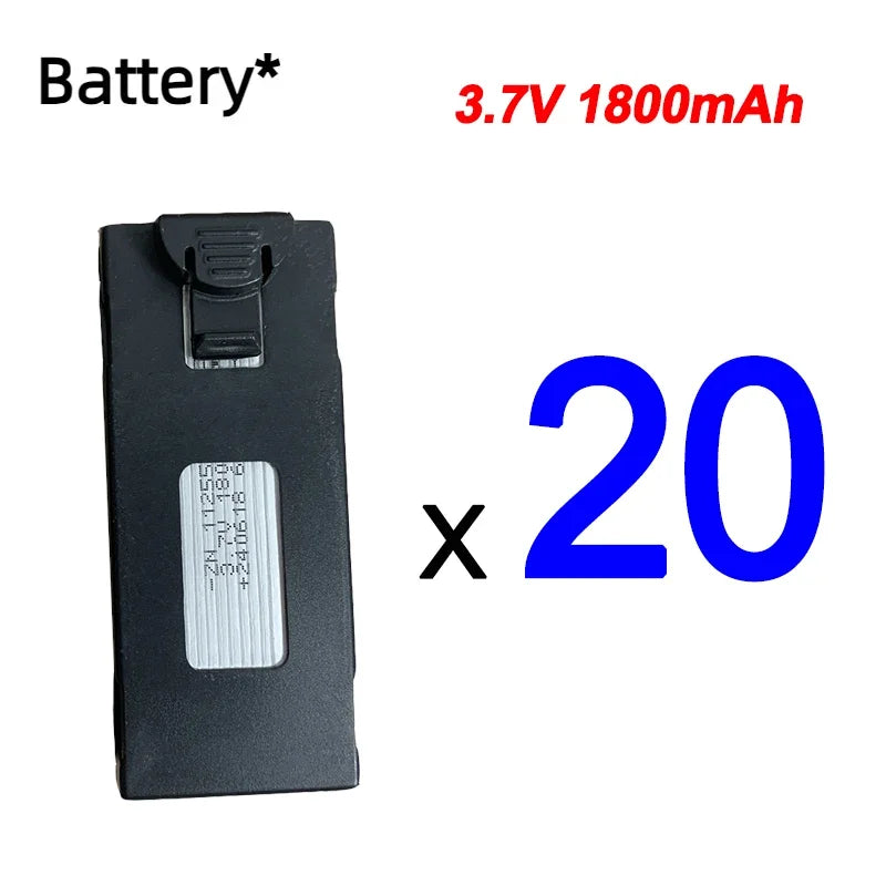 Batterie d'origine pour quadricoptère RC, accessoires de pièces, V88, 3.7V, 1800mAh, 8K, 5G, 1 à 20 pièces