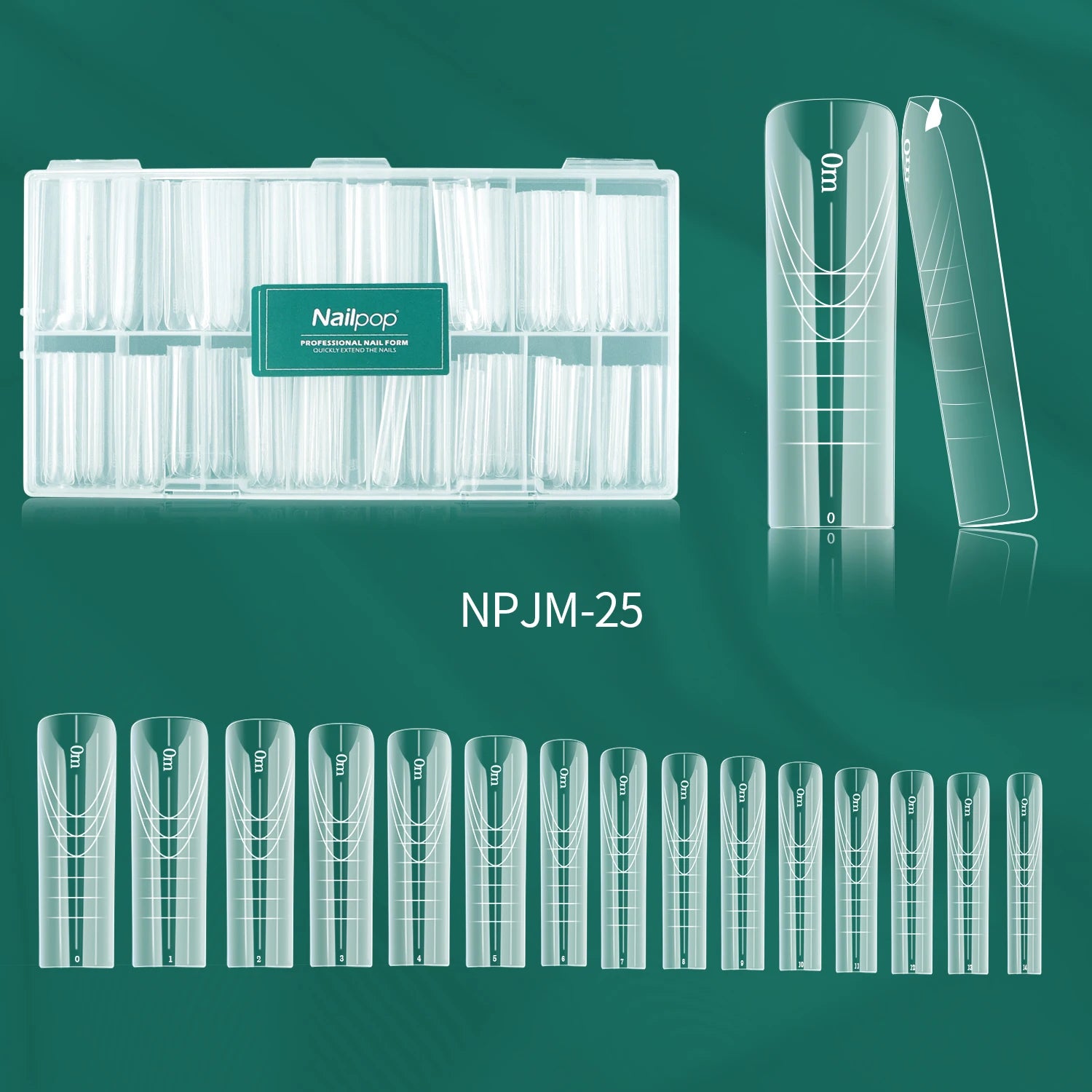 Effet Manucure Française Rapide, Réutilisables - Nailpop Formes Doubles pour Ongles 150 pièces