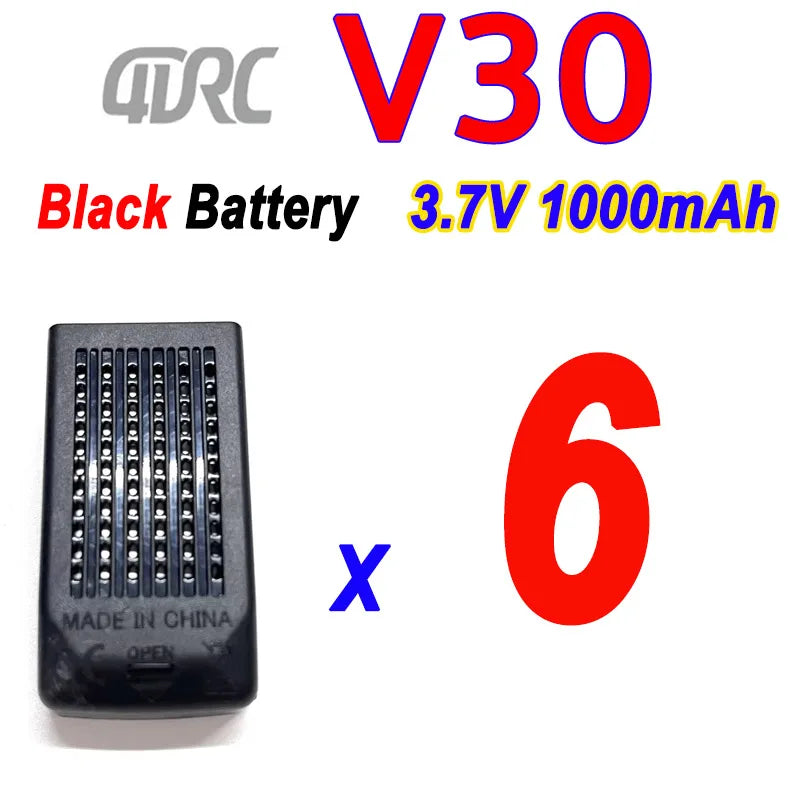 Batterie originale 4DRC V30 3.7V 1000mAh pour Mini Drone RC