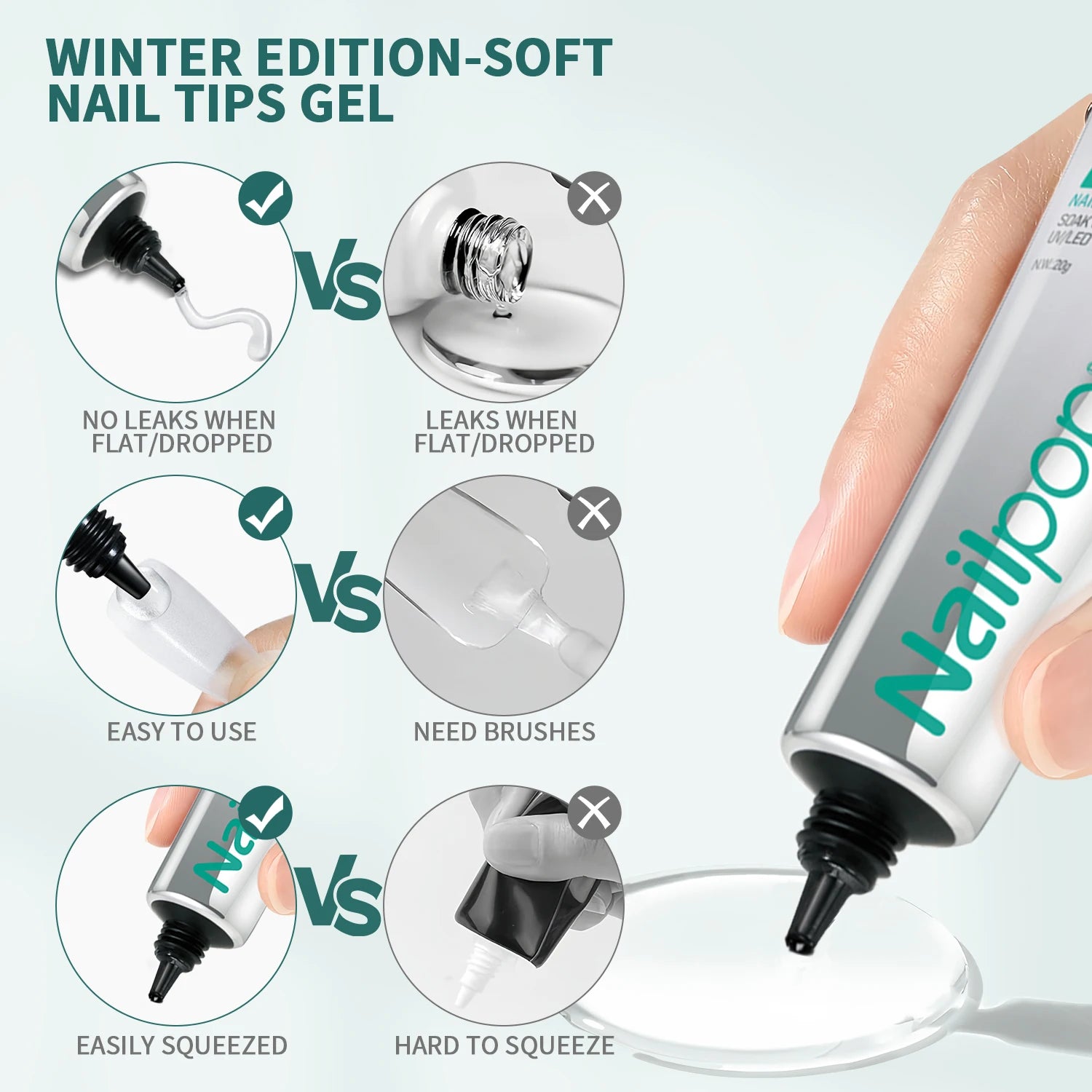 Gel Ongles Souples Édition Hiver/Été 20g