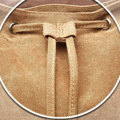 Sac à dos rétro en toile, sac à dos d'ordinateur robuste et durable, cartable pour lycéens, collèges, étudiants