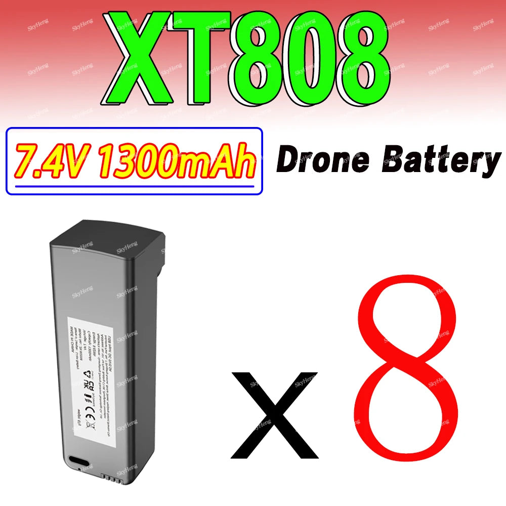 Batterie XT808 7.4V 1300mAh pour Drone RC