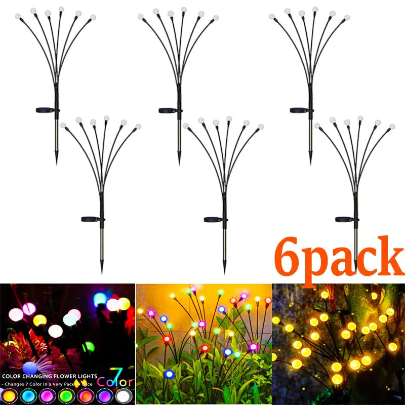 Lumières solaires LED extérieures étanches Paquet de 12 lumières lampe de pelouse lampe de jardin pour chemin paysage décoratif