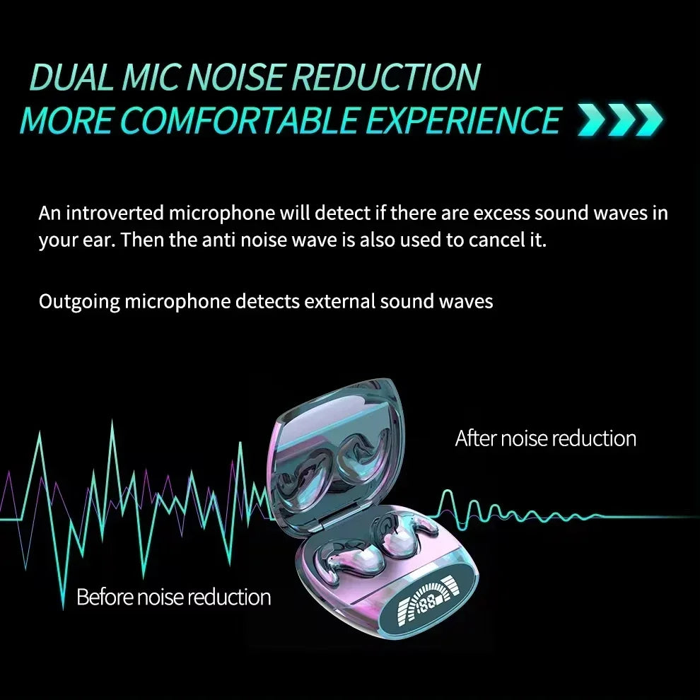 Écouteurs Bluetooth MD528 Xiaomi à réduction de bruit, mini écouteurs de sport, course à pied, jeux, sauna, musique intra-auriculaire, étanche
