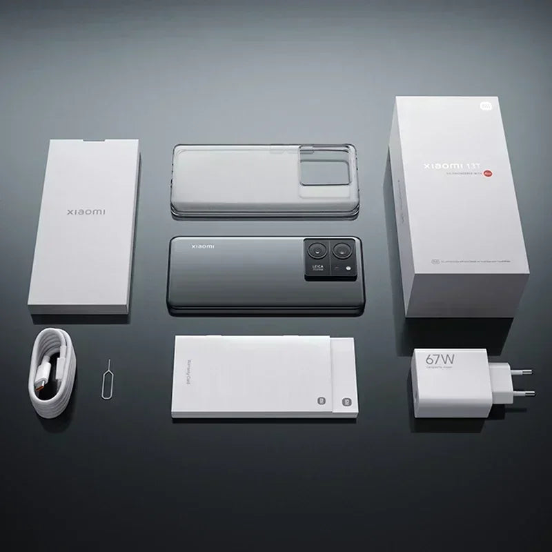 Téléphone portable avec appareil photo Leica Xiaomi 13T 5G 8 Go/256 Go 12 Go/256 Go NFC Chargeur EU Version internationale