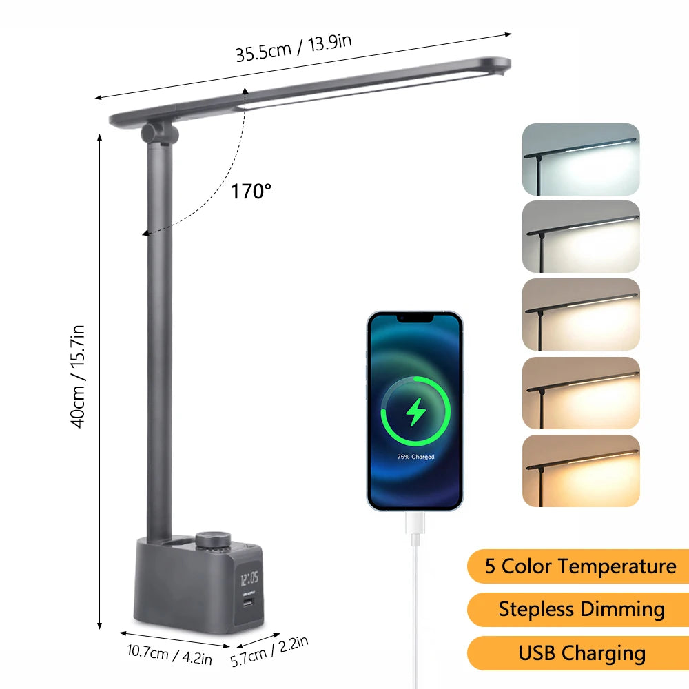 LED Schreibtischlampe, energiesparend