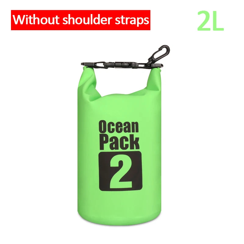 Sac étanche en PVC pour l'extérieur, 5L 10L 20L 30L, rangement pliable pour plongée, pour hommes et femmes, plage, natation, Rafting