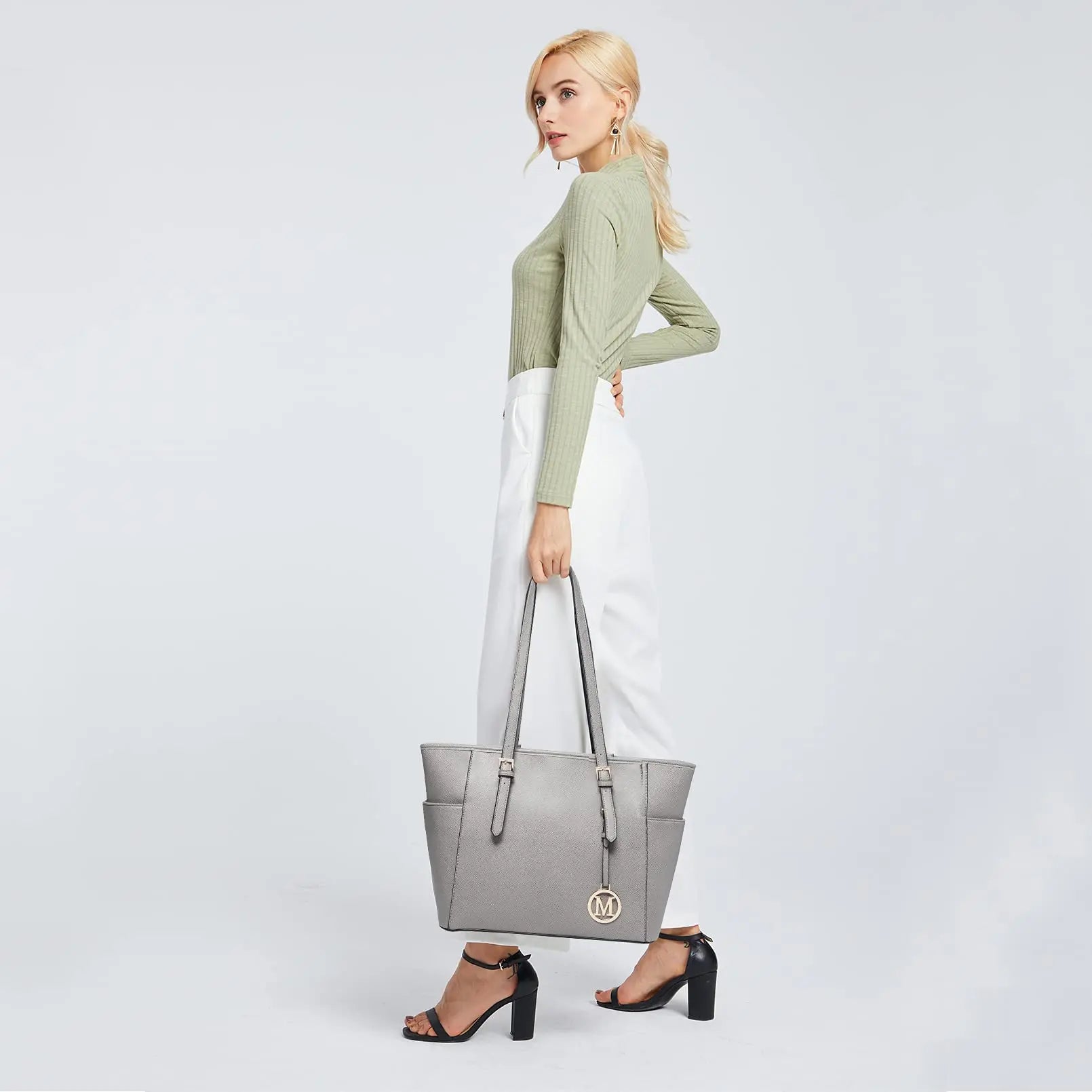 Sac à main pour femmes Miss Lulu – grand sac de shopping avec bandoulière réglable