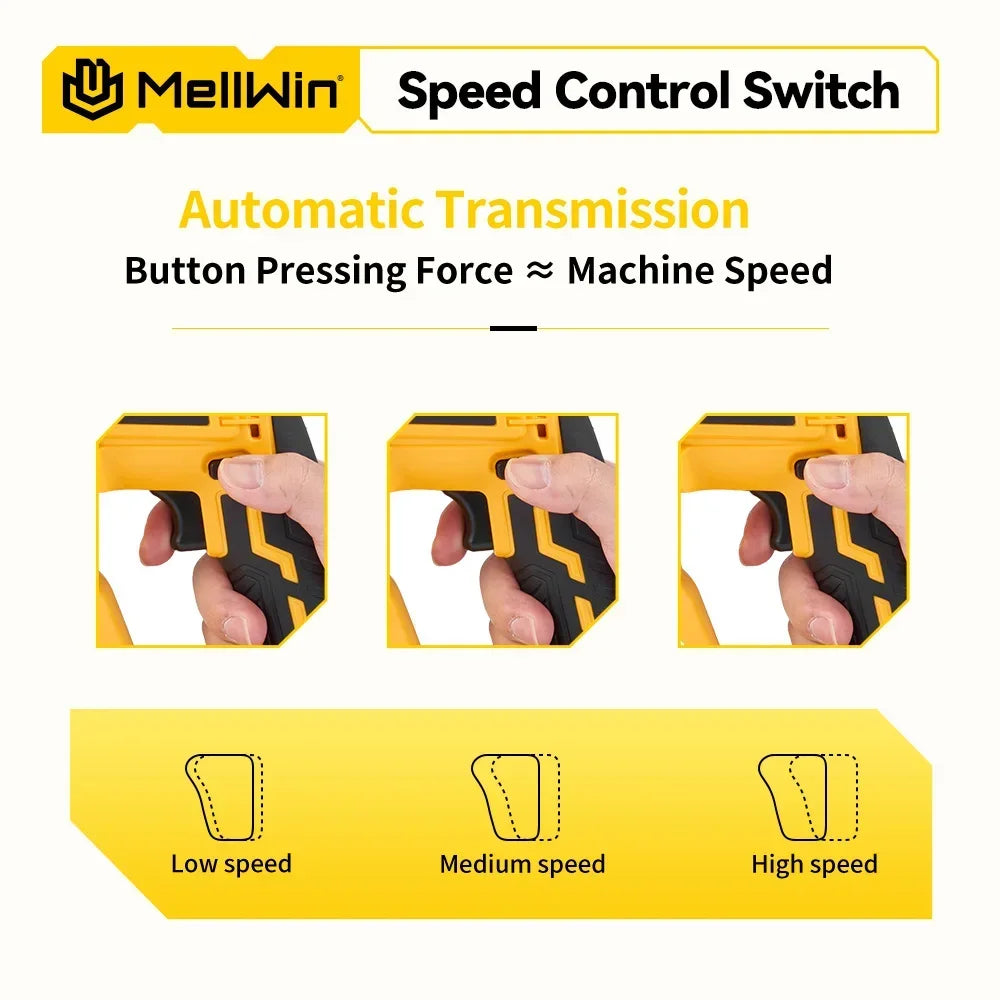 MELLWIN 26MM perceuse à percussion électrique sans brosse sans fil ménage marteau à percussion rotatif outil électrique pour Makita 18V batterie broche