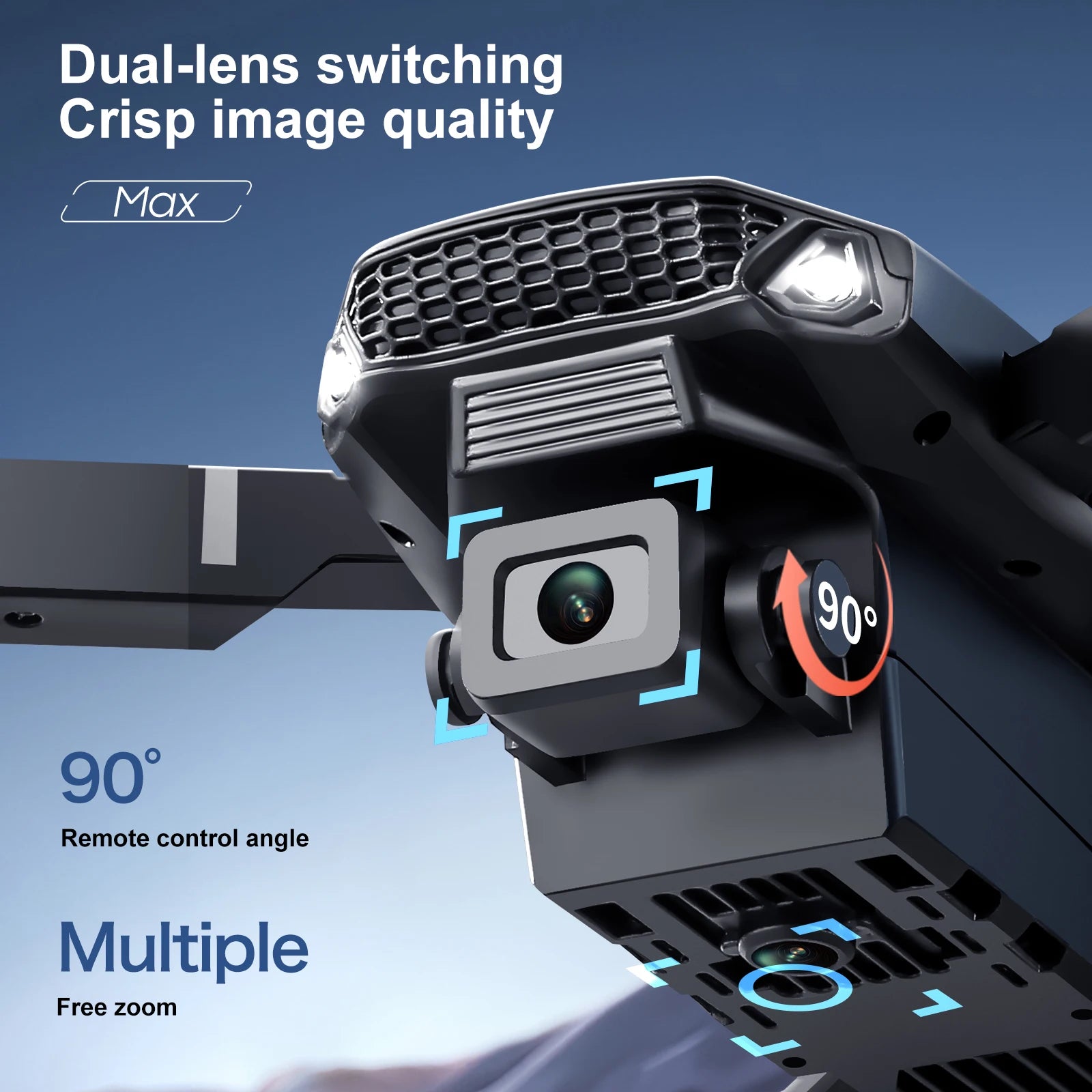 Drohne E88/E99 2025 Verbessert – Dual 4K HD Kamera