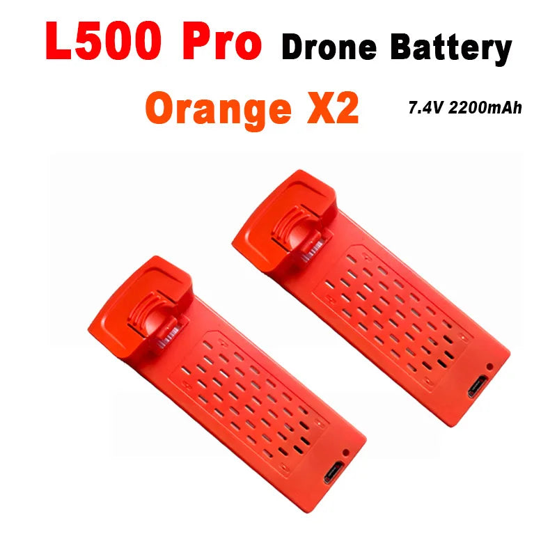 Batterie d'origine LYZRC L500 Pro 7.4V 2200mAh pour L500 Pro/Max 4K batterie de Drone professionnelle accessoires pièces