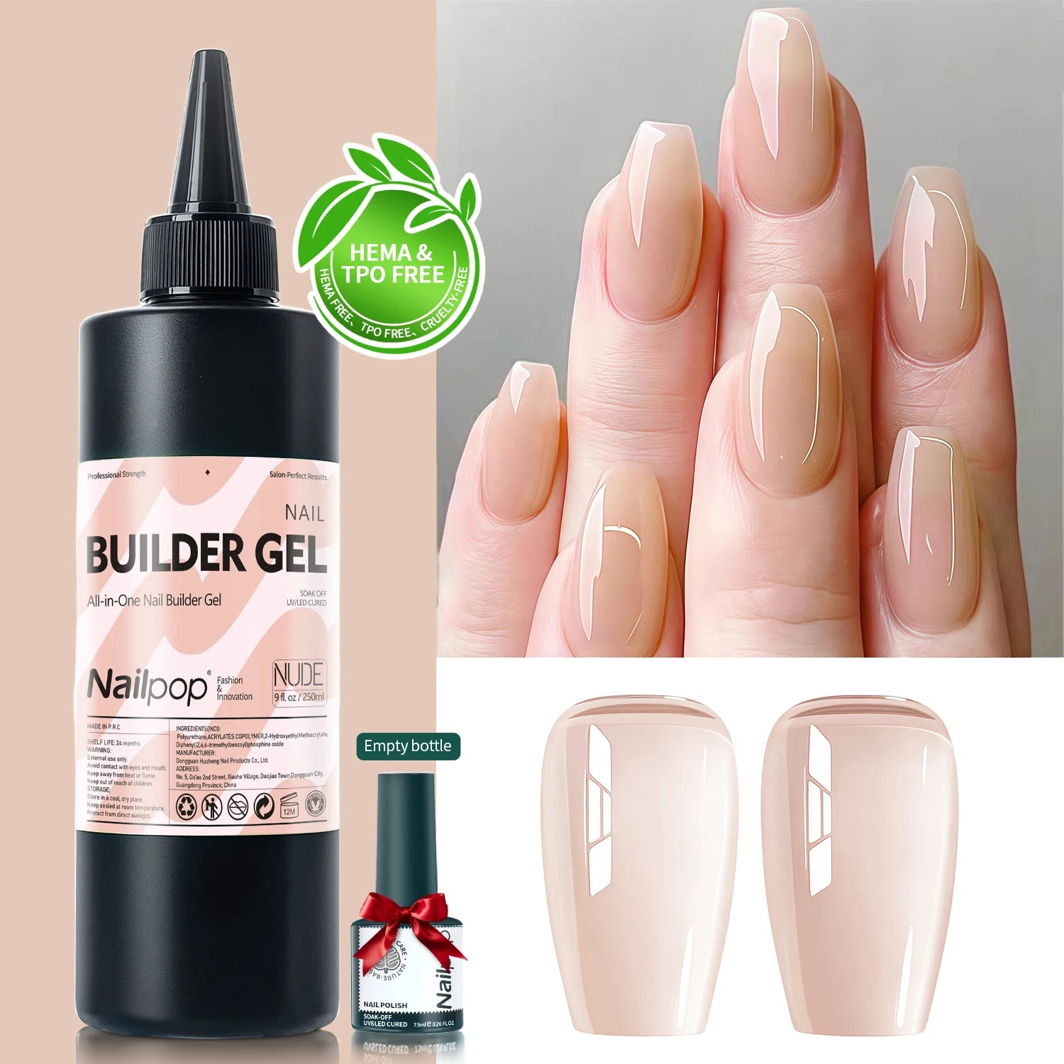 Gel multifonctionnel 7-en-1 pour extension d’ongles
