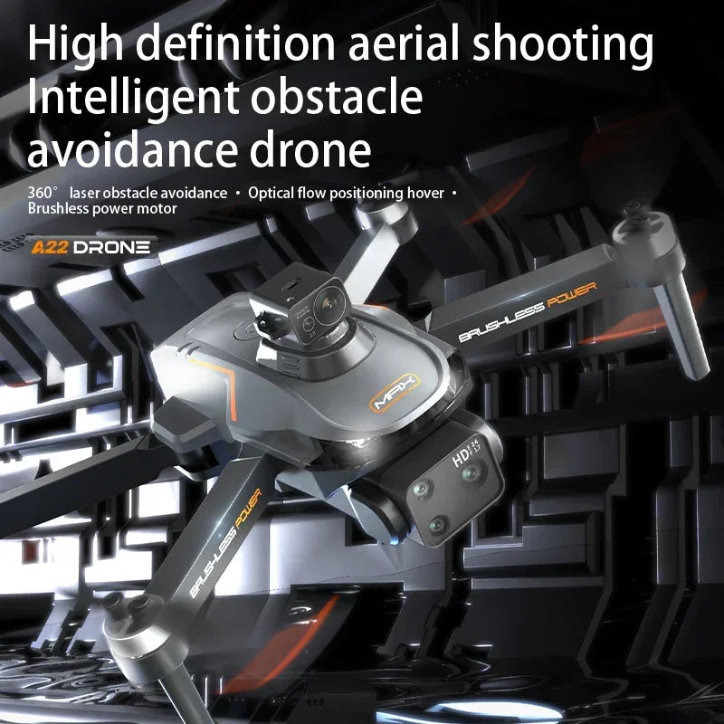 Drone Xiaomi Mijia A22 Pro 8K HD avec caméra, sans balais, Drone RC 5G WiFi FPV 360°, drone jouet avec évitement d'obstacles au laser