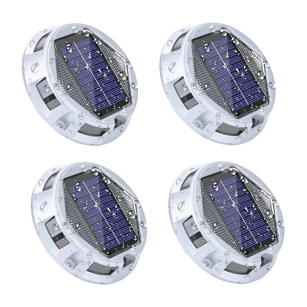 T-SUNRISE RGB Solar-Bodenstrahler – 1/2/4 Stück, dekorative LED-Außenleuchten, IP68, für Garten, Hof und Landschaftsbau