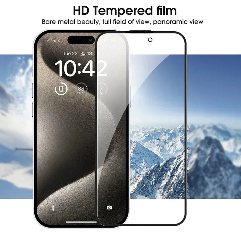 Protections d'écran Lot de 3 films anti-regards en verre trempé pour iPhone 16, protections d'écran faciles à installer pour iPhone 16 Pro Max Plus