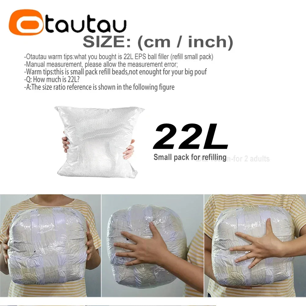 Recharge de Billes EPS 22L 3-5 mm – Remplissage pour Pouf, Coussins et Loisirs Créatifs