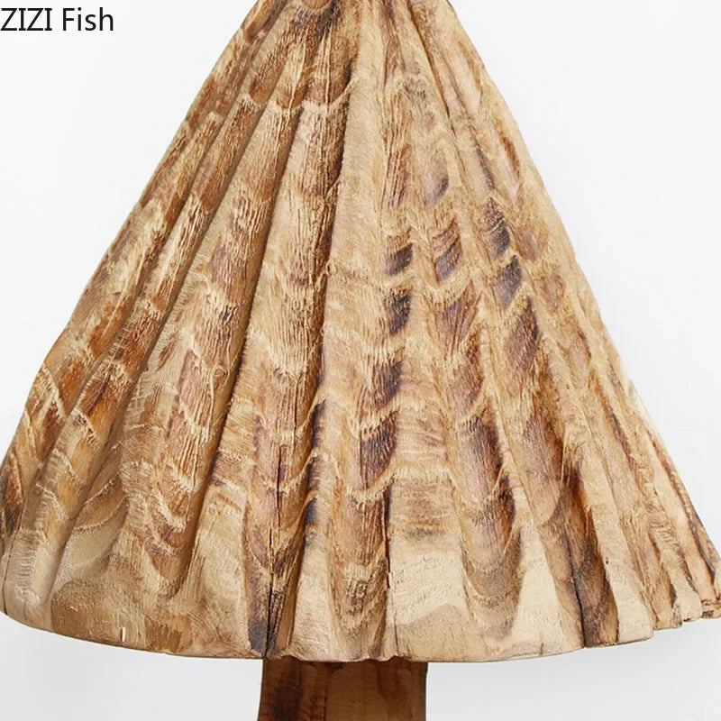 Sculpture en bois massif, décoration de bureau de salon, statue d'œuvres d'art, artisanat de chambre, ornements modernes