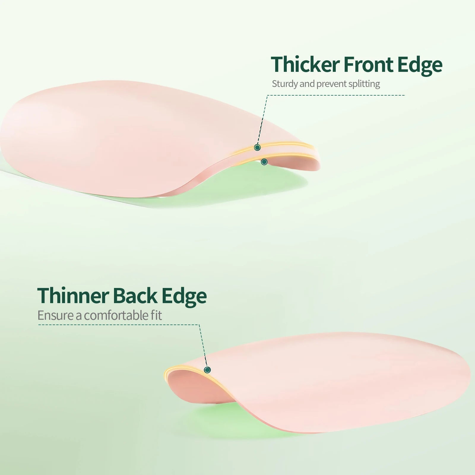 Faux ongles press-on Ultra Fit – préformés, 5 couleurs, extra court/moyen, gel doux, forte adhérence